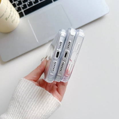 Transparent Magsafe Magnetic Case Iphone 17 16 15 14 13 12 11 8 X Xr Xs Pro Max Plus Mini Wireless