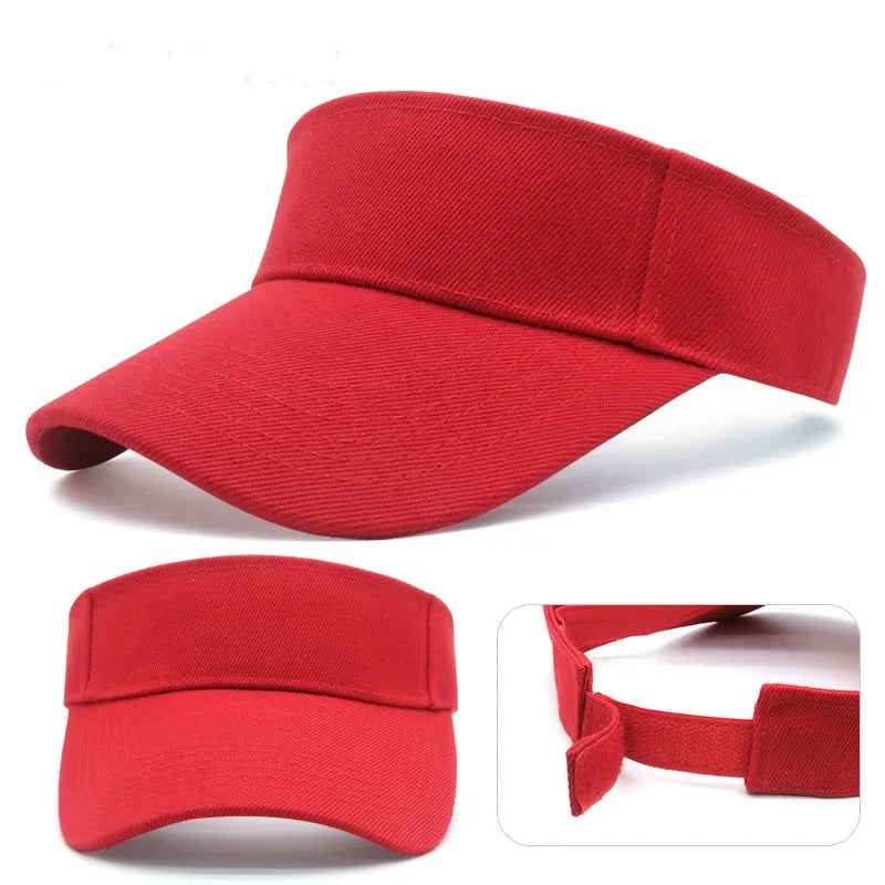 Sun Visor Cap – Unisex Outdoor Sports Hat for Golf & Running