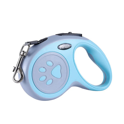 Retractable Dog Leash – Durable Nylon, 3m & 5m for Dogs & Cats