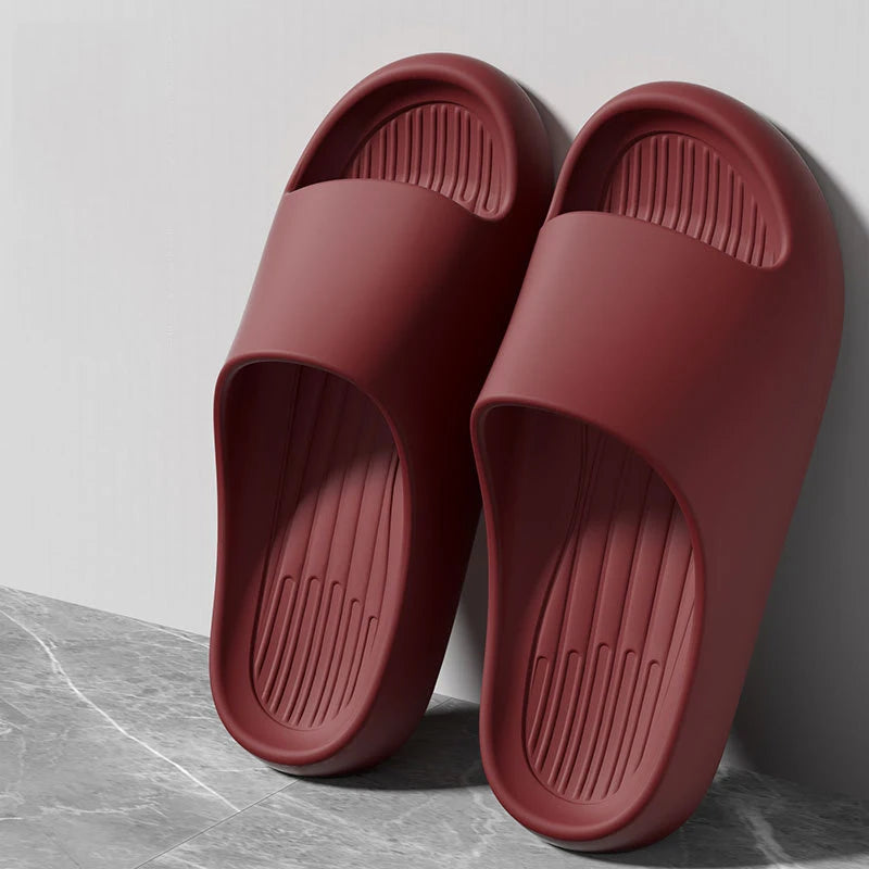 Big Size 50 51 Summer Slippers Men Women Eva Lightweight Open Toe Quick Dry Home Slides Flat Sandals