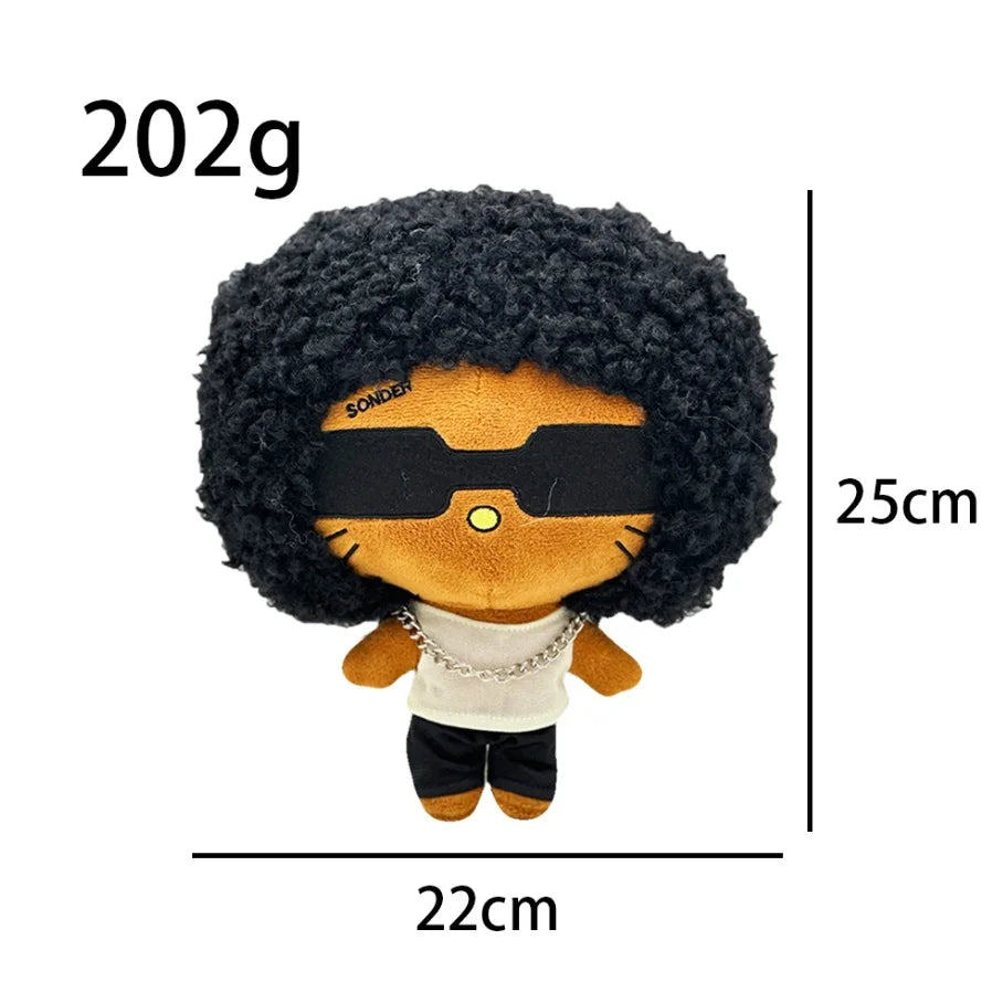 Hip-Hop Cat Plush Toy Doll – Rapper Style Stuffed Animal