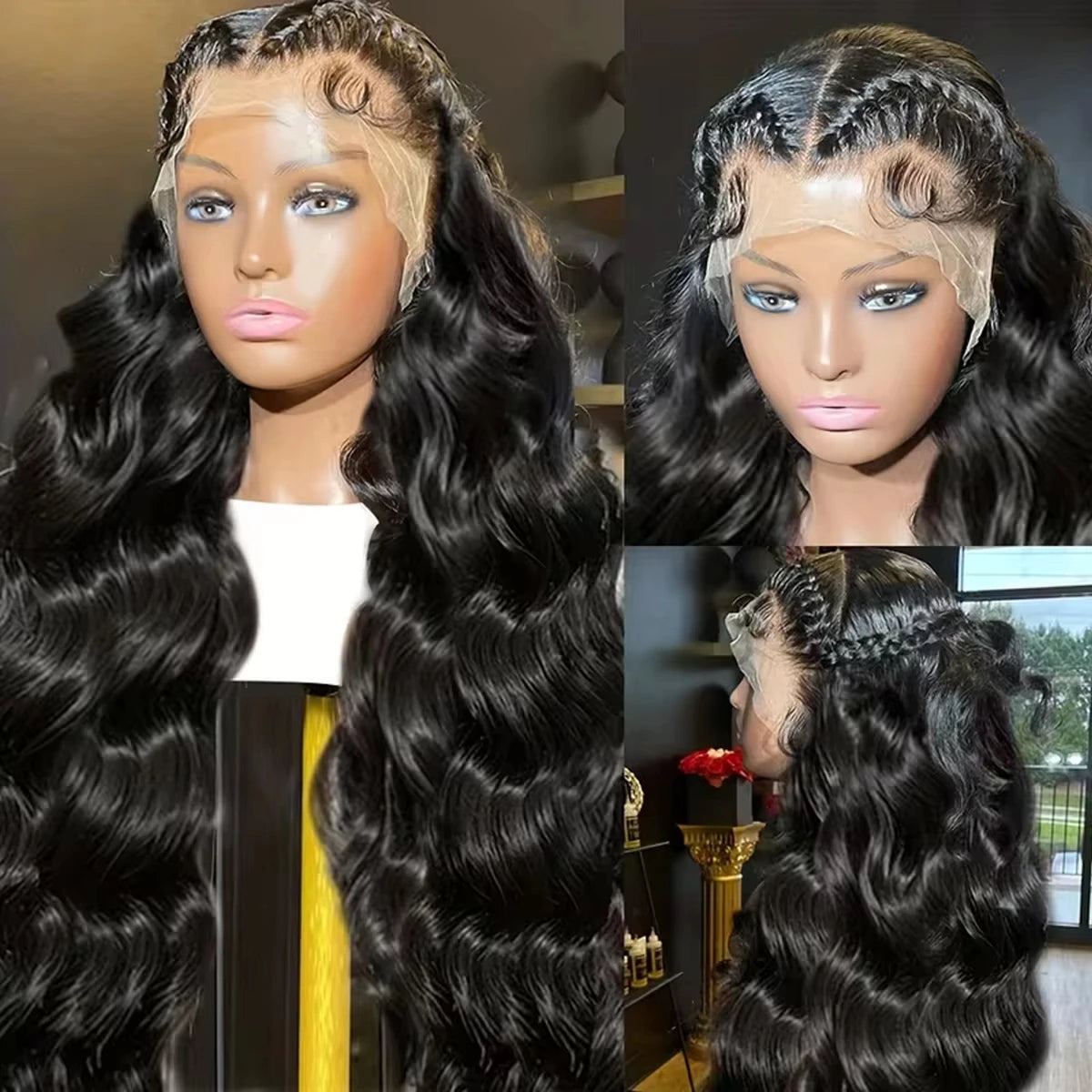 HD Lace Front Wig Human Hair 13x4 13x6 5x5 Glueless Up to 40 Inches
