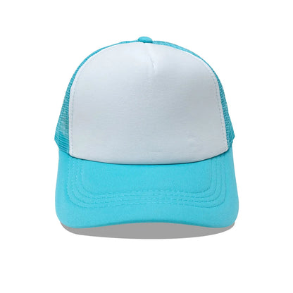 Custom Logo Mesh Trucker Hat – 5-Panel Snapback Baseball Cap for Men & Women