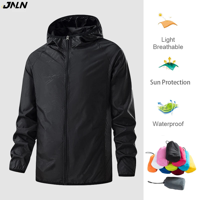 Hiking Windbreaker Jacket Unisex – Waterproof UV Protection