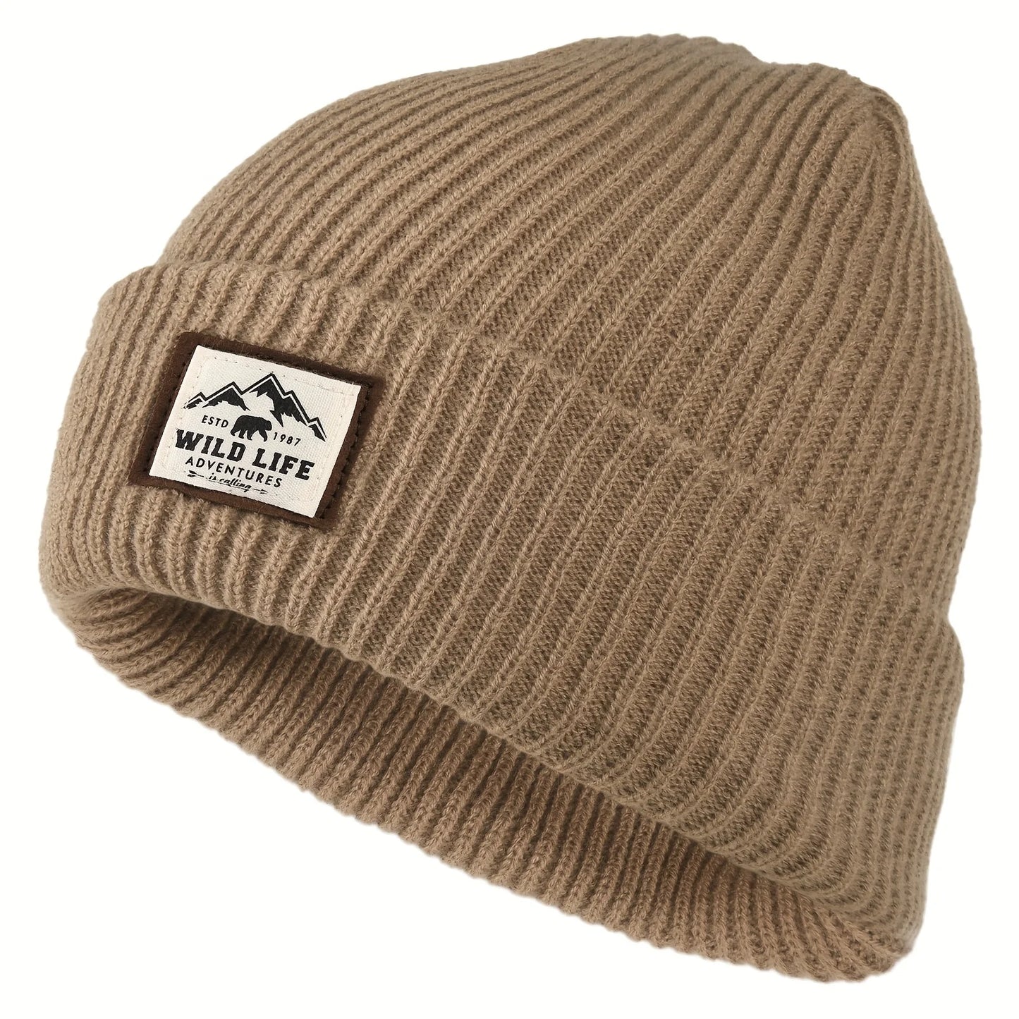 Outdoor Fleece Beanie Hat – Warm Windproof Winter Cap
