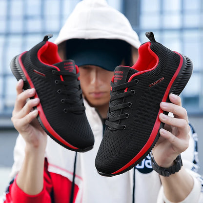 Men's Lightweight Mesh Sneakers – Breathable Running & Walking Shoes