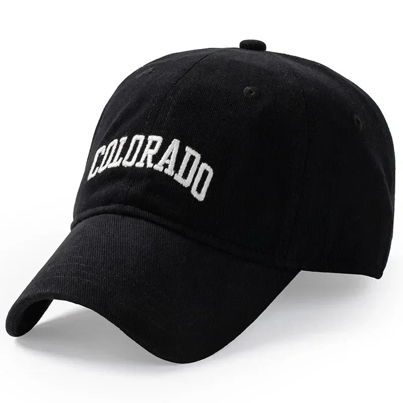 Embroidered Baseball Cap – Deep Crown Wide Brim Sun Hat