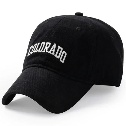 Embroidered Baseball Cap – Deep Crown Wide Brim Sun Hat