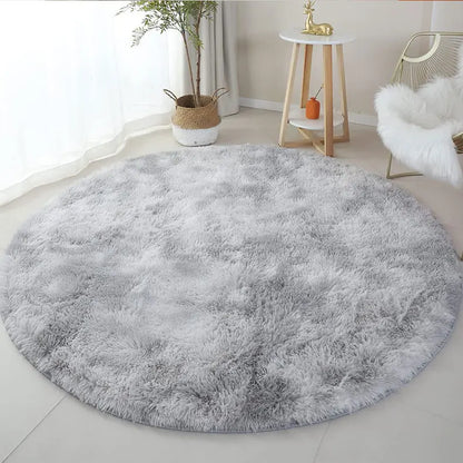 Fluffy Round Shag Rug for Kids Girls Bedroom & Nursery