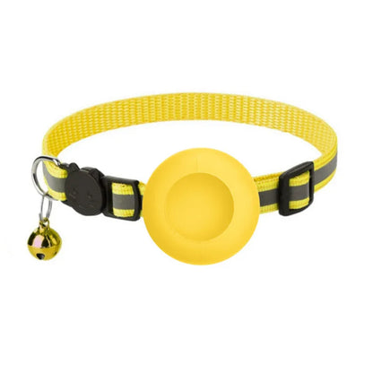 AirTag Pet Collar with GPS Holder – Adjustable Anti-Lost Collar for Cats & Puppies