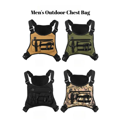 Tactical Chest Bag – Men's Outdoor Vest Rig with Multi-Pockets