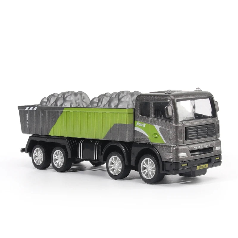 1:50 Scale Die-Cast Construction Vehicle Toy – Truck, Excavator, Crane & More
