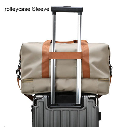 Gym Duffle Bag – Travel & Fitness Weekender with Shoe Compartment