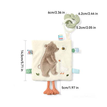 Montessori Baby Busy Box with Sensory Scarves & Cloth Toys