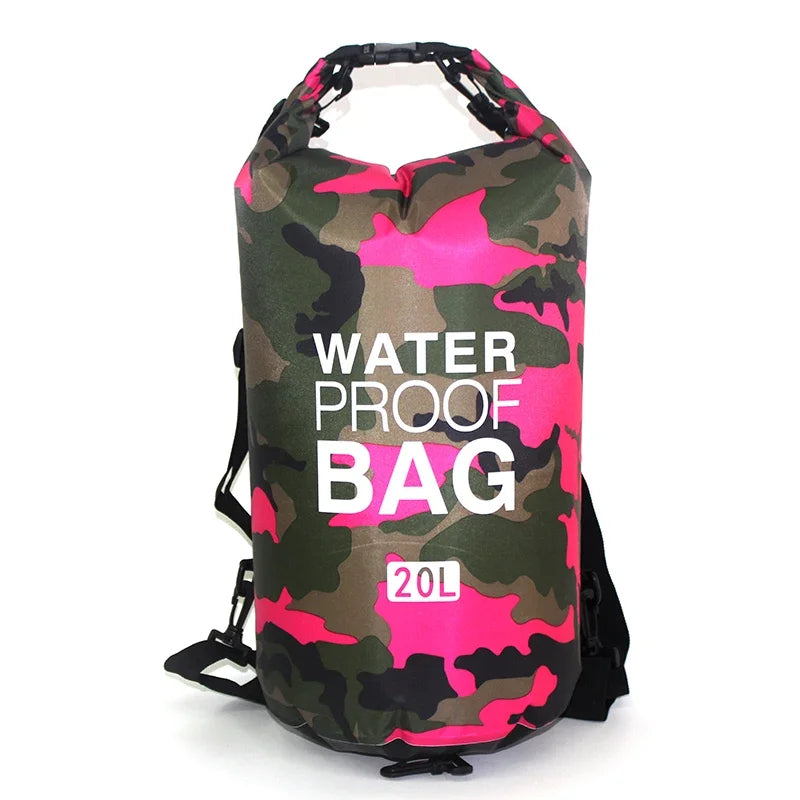 Waterproof Dry Bag – Outdoor Roll-Top Sack 2L to 30L
