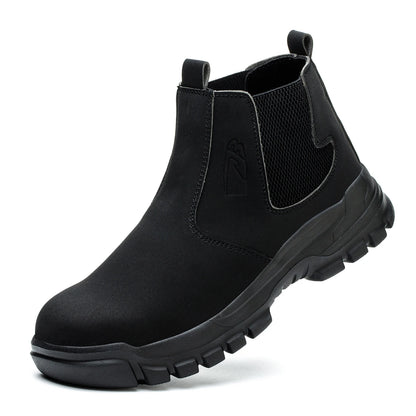 Steel Toe Safety Boots Men – Waterproof Chelsea Work Boots