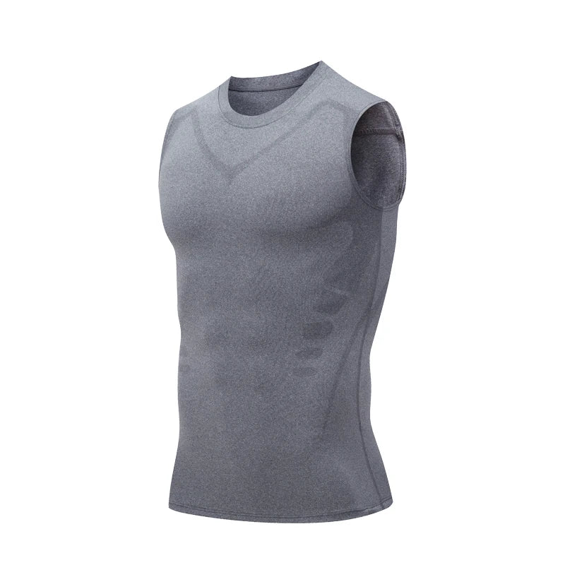 Men's Compression Sleeveless Gym Tank Top Quick Dry