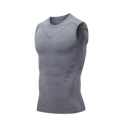 Men's Compression Sleeveless Gym Tank Top Quick Dry