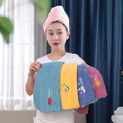 Microfiber Hair Towel Wrap – Quick Dry Turban for Women