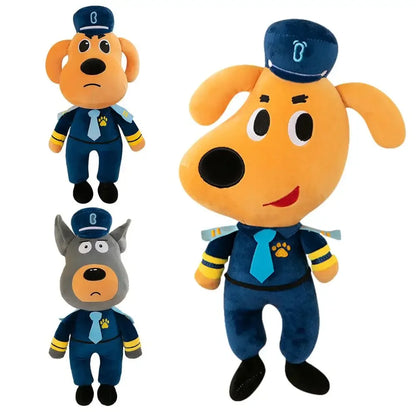 Sheriff Dog Stuffed Plush Toy – 30cm Anime Police Puppy Doll