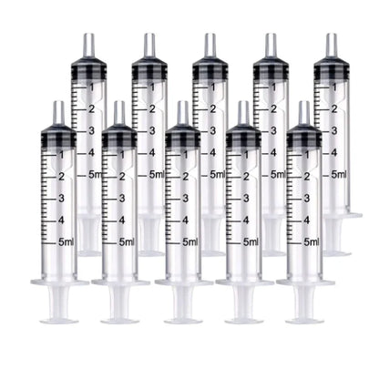 Plastic Measuring Syringes – Reusable 1ml–10ml for Hydroponics & Kitchen