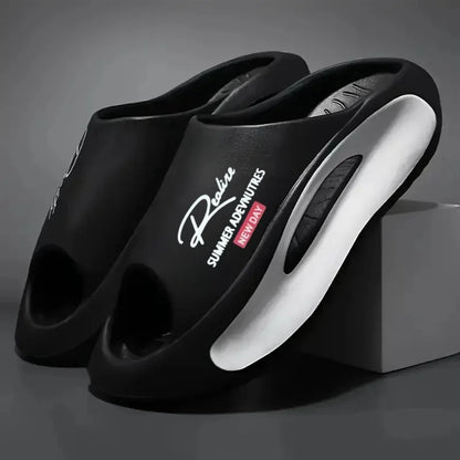 Men's Lightweight EVA Slide Sandals – Graphic Print Summer Slippers