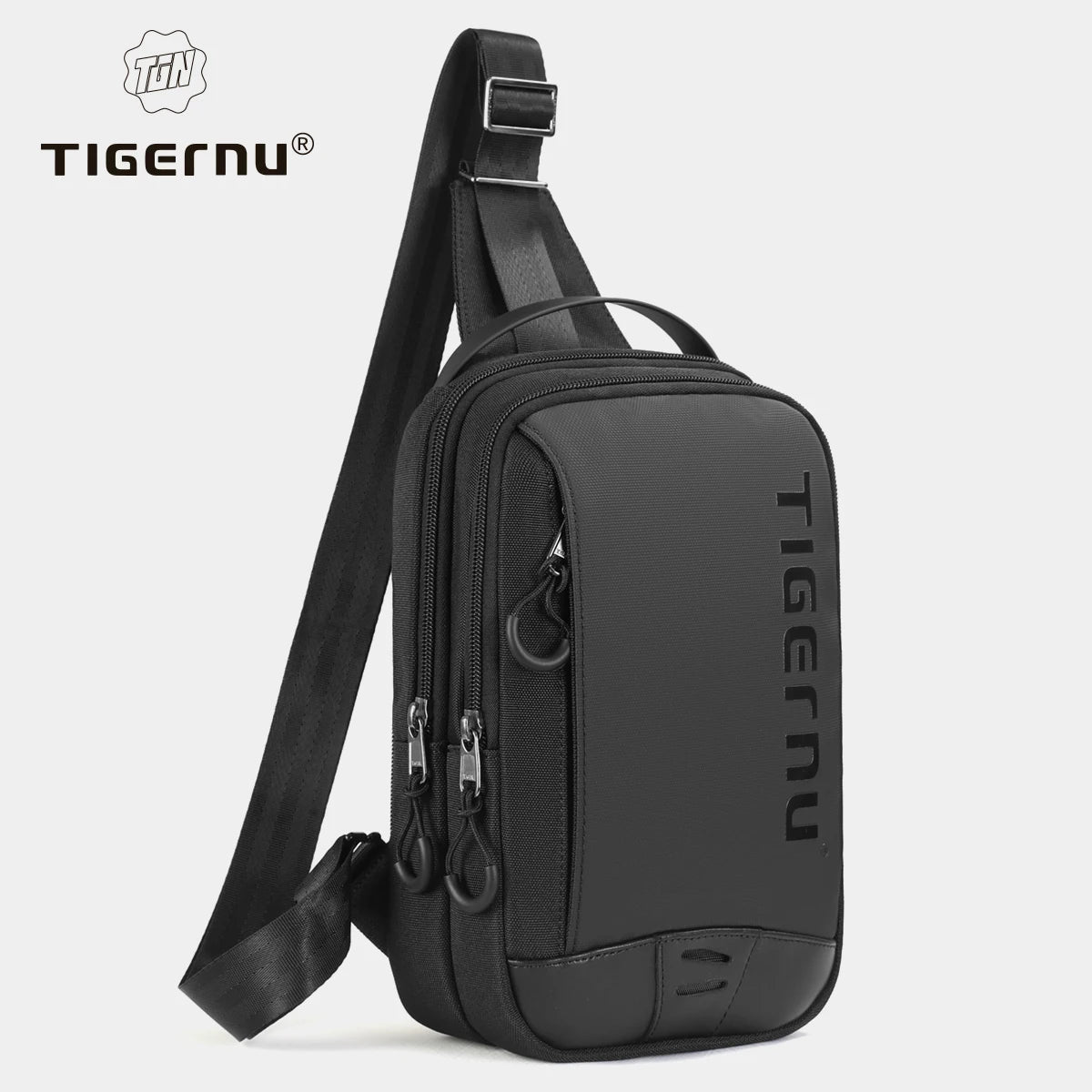 Tigernu Men's Chest Bag Sling Crossbody – Fits 9.7" iPad