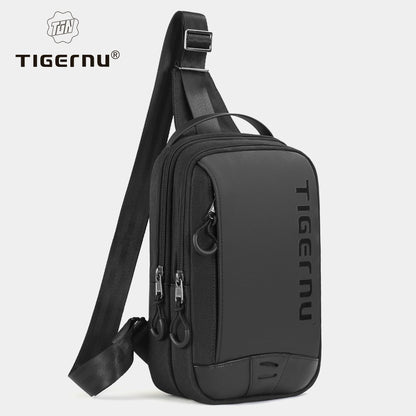 Tigernu Men's Chest Bag Sling Crossbody – Fits 9.7" iPad