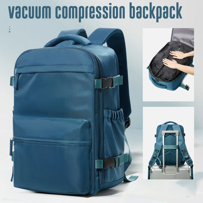 Vacuum Compression Backpack – Large Capacity Travel & Laptop Bag