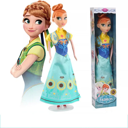 Frozen Princess Elsa & Anna Fashion Doll – 8 Styles, Movable Joints