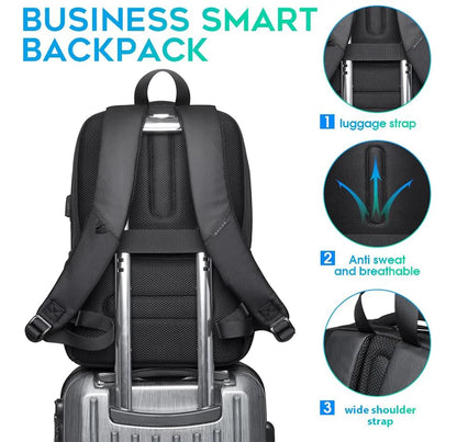 Laptop Backpack 15.6 Inch with USB Charging Port – Waterproof Travel Bag