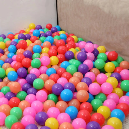 100-Pack Colorful Plastic Ball Pit Balls for Kids