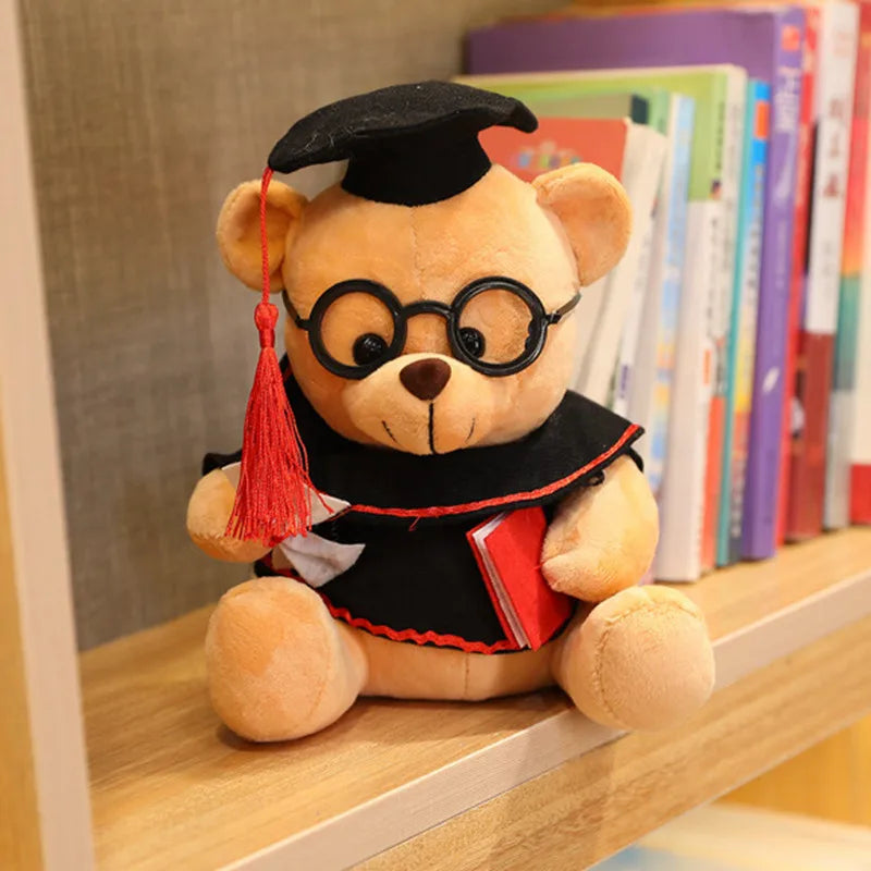 Teddy Bear Holding Heart Plush Toy – Cute Stuffed Animal Gift