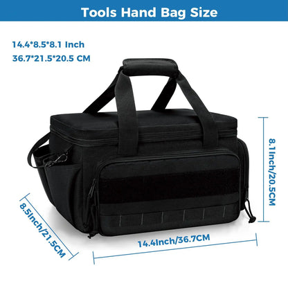 Heavy Duty Tactical Tool Bag – Multipurpose Work Organizer with Non-Slip Base