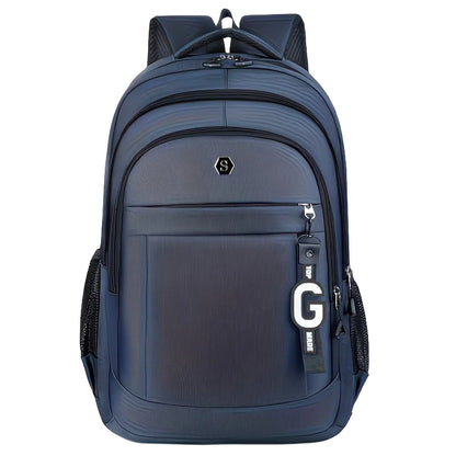 Oxford Laptop Backpack – Durable Multi-Zipper Work Bag for Men & Women
