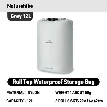 Naturehike Waterproof Dry Bag – Lightweight Roll Top Storage Sack