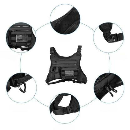 Running Chest Pack Vest Bag – Lightweight Outdoor Sport Harness