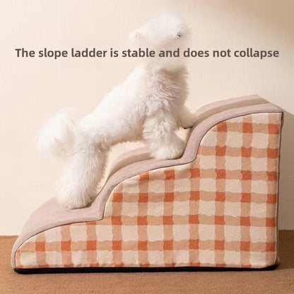 Non-Slip Pet Stairs for Dogs & Cats – 2, 3 & 4 Step Foam Ramp