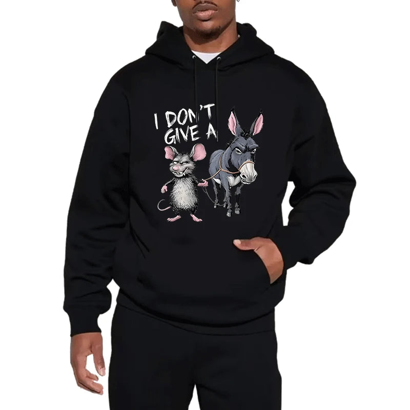 Drawstring Hoodie Casual Fleece Pullover Sweatshirt