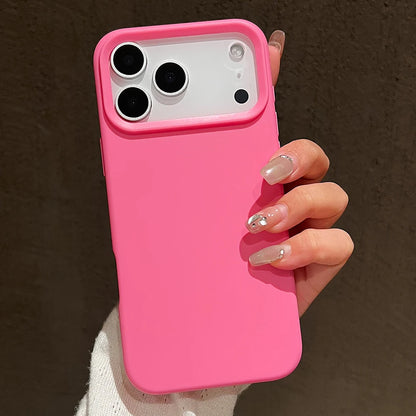 Candy Color Silicone Protective Phone Case Iphone 17 Pro Max Air Shockproof Matte Soft Tpu Bumper