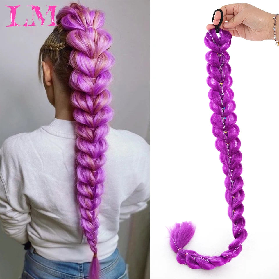 Synthetic Jumbo Braid Hair Extension 32 Inch – 6 Colors