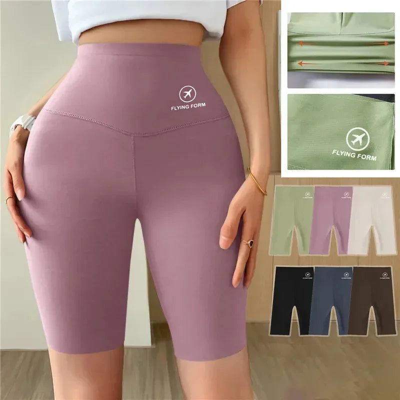 High Waist Biker Shorts for Women – Push Up Gym Cycling Yoga Leggings