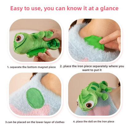 Pascal Rapunzel Chameleon Plush Toy – Kawaii Shoulder Doll