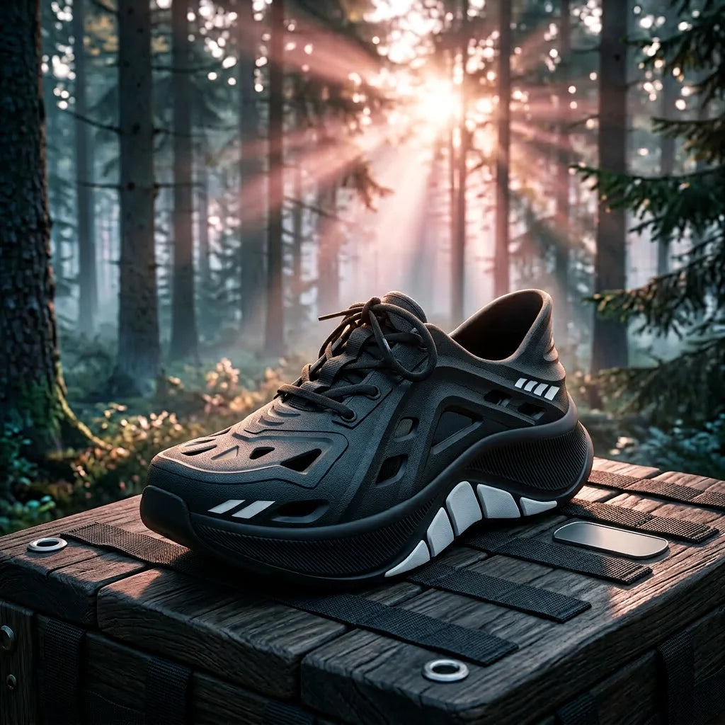 Men's Hollow Clog Sneakers – Non-Slip Outdoor Beach Garden Shoes