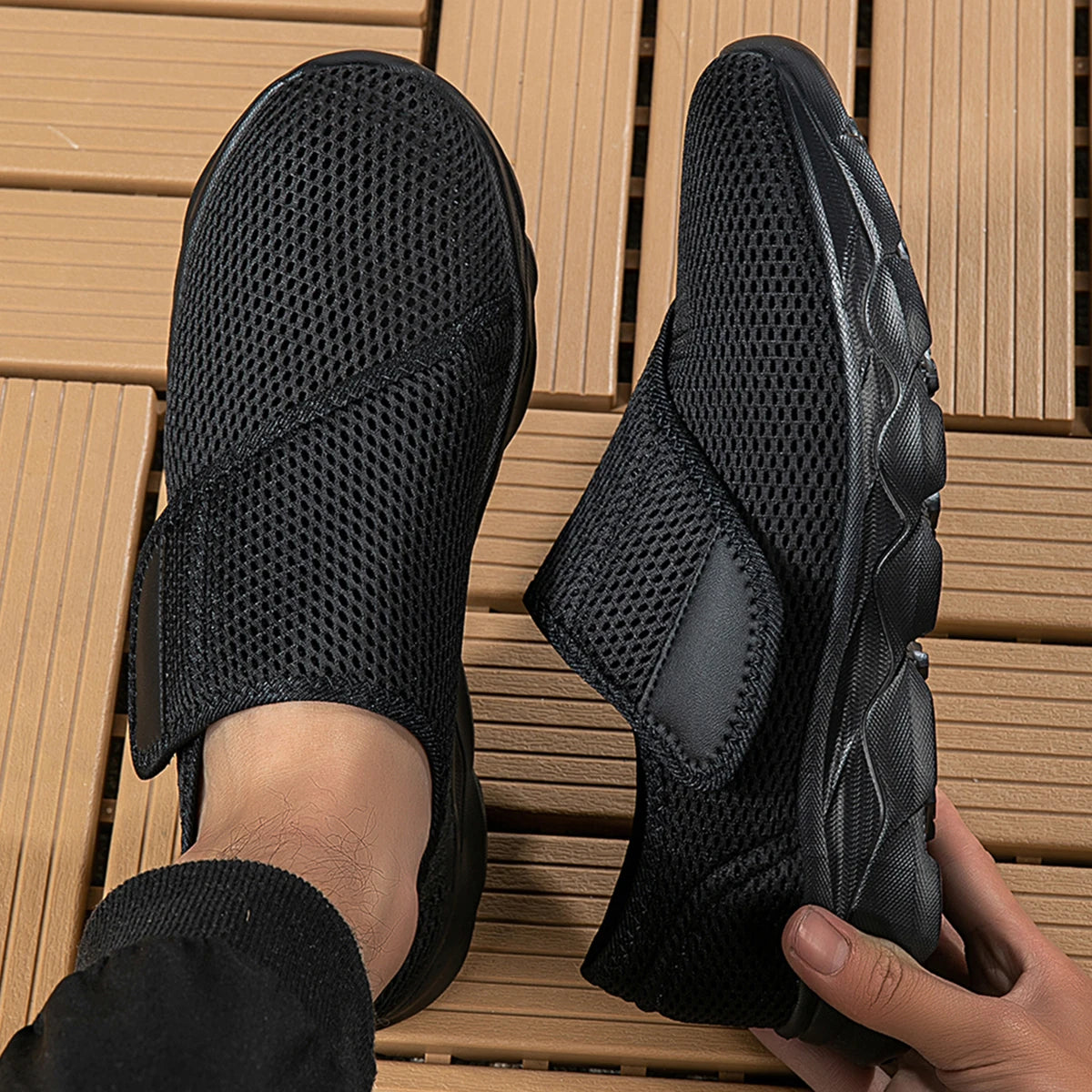 Wide Fit Orthopedic Slip-On Shoes for Women