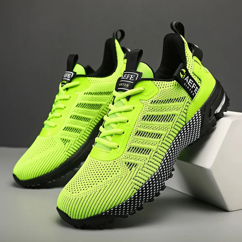 Men's Lightweight Running Shoes – Breathable Athletic Sneakers