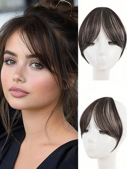 Clip-In Bangs Hair Extension – Natural Seamless French Fringe