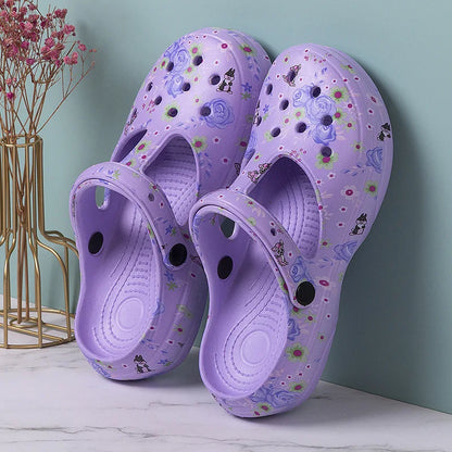 Women's Thick Sole Clog Sandals – Lightweight EVA Outdoor Shoes