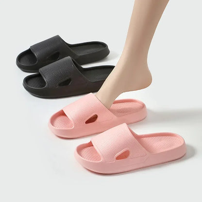 Cloud Pillow Slides for Women – Thick EVA Platform Non-Slip Slippers