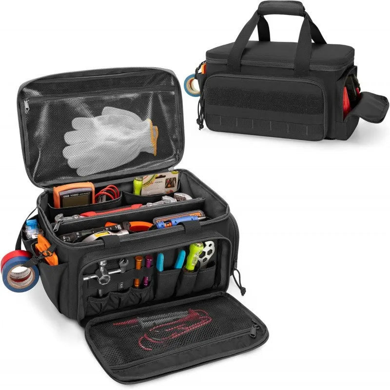 Heavy Duty Tactical Tool Bag – Multipurpose Work Organizer with Non-Slip Base
